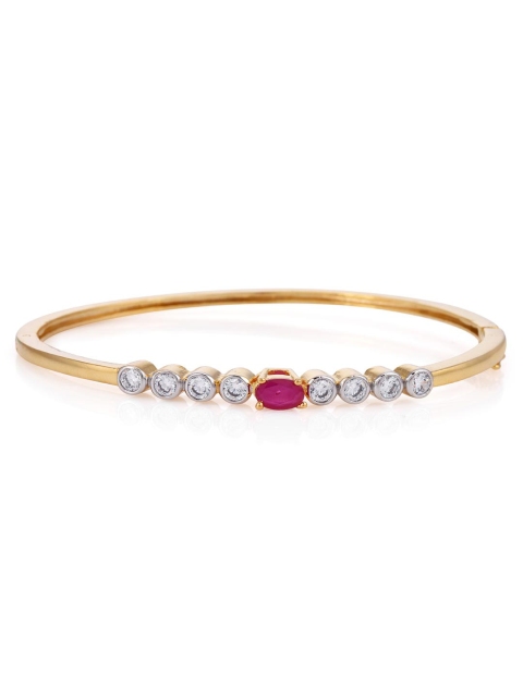 

Tistabene Women Red Bangle-Style Openable Bracelet