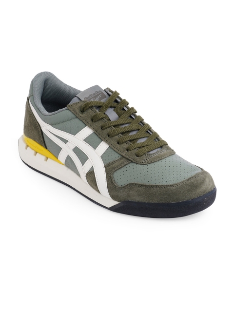 

Onitsuka Tiger Unisex Green Colourblocked Sneakers
