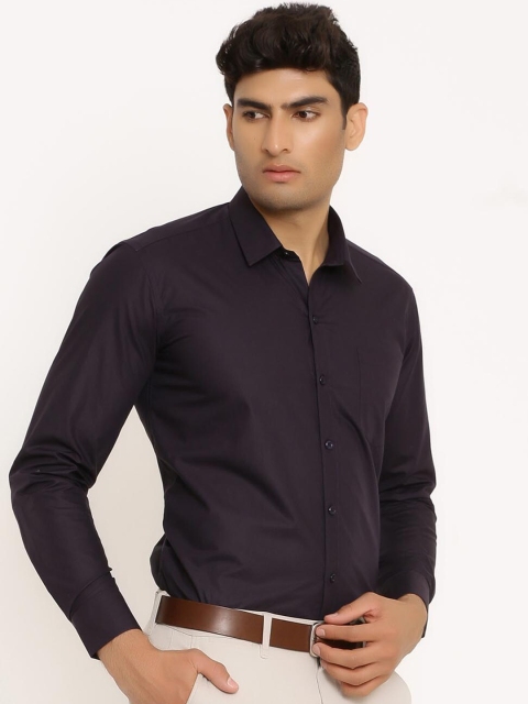 

Tistabene Men Purple Opaque Formal Shirt