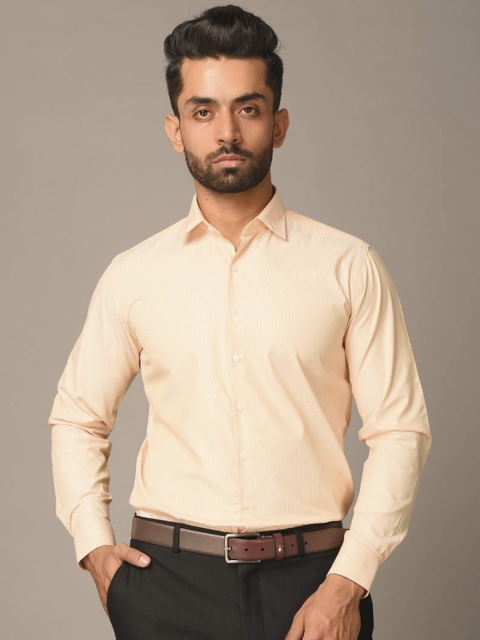 

Tistabene Men Peach Casual Shirt