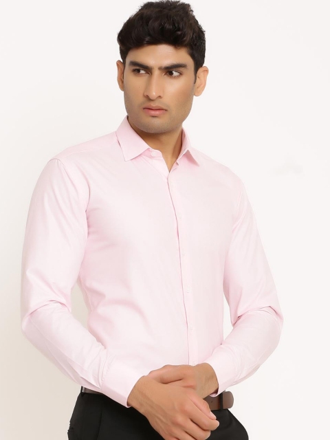 

Tistabene Men Pink Opaque Formal Shirt