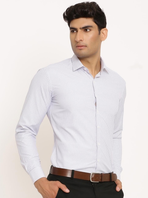 

Tistabene Men Blue Micro Checked Casual Shirt