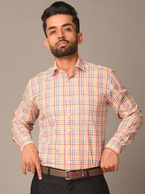 

Tistabene Men Multicoloured Opaque Checked Casual Shirt, Multi