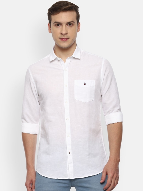 

Louis Philippe Sport Men White Slim Fit Opaque Casual Shirt