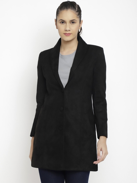 

LEBORK Women Black Solid Winter Coat