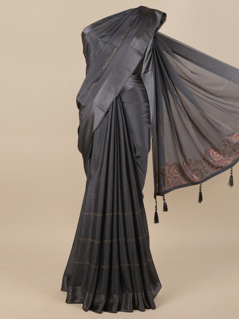 

Pothys Grey Woven Design Saree