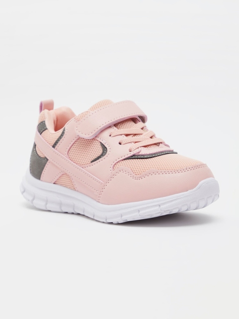 

shoexpress Girls Pink Textured Trainers Sports shoes