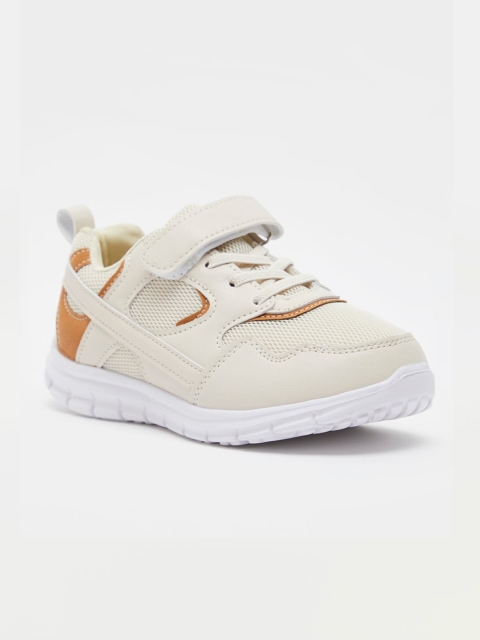 

shoexpress Girls Beige Velcro Strap Regular Training or Gym Shoes