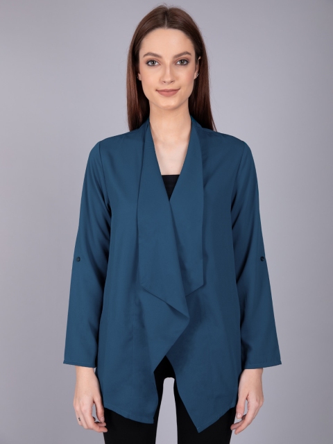 

Madame Women Teal Shrug