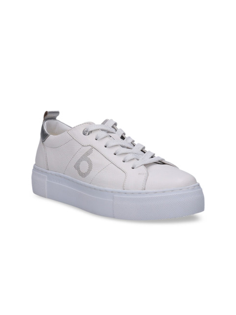 

Bugatti Women White Leather Sneakers
