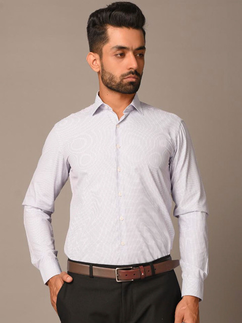 

Tistabene Men Violet Opaque Printed Casual Shirt
