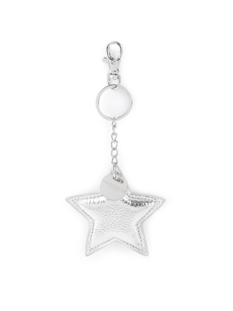 

Accessorize Women Silver-Toned Sheen Finish Star Shaped Tasseled Bag Charm Key Chain