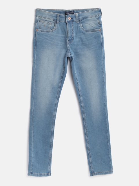 

Indian Terrain Boys Blue Light Fade Stretchable Jeans