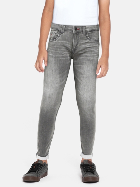 

Indian Terrain Boys Charcoal Grey Regular Fit Clean Look Stretchable Jeans