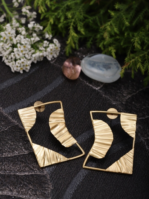 

Berserk Gold-Plated Contemporary Drop Earrings