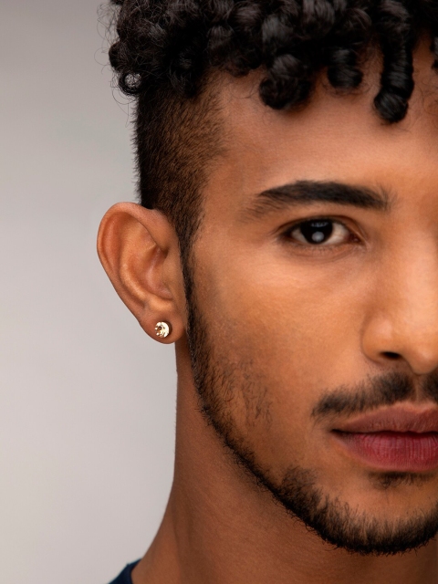 

The Roadster Lifestyle Co Silver-Toned Geometric Studs Earrings