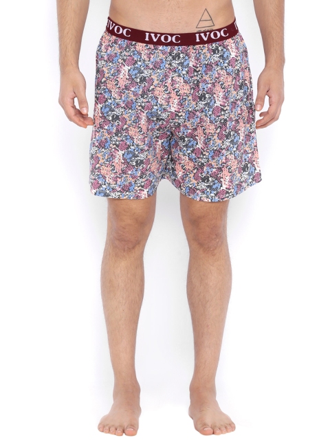 

IVOV Multicoloured Floral Print Boxers SBSH-32, Multi
