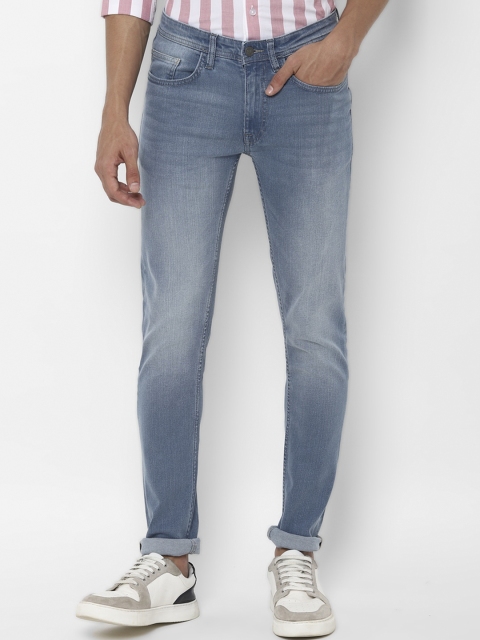 

Allen Solly Men Blue Skinny Fit Low Distress Heavy Fade Jeans