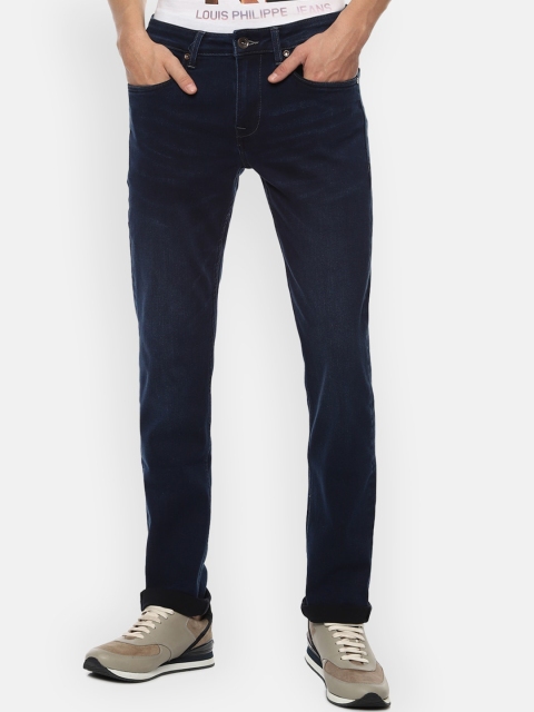 

Louis Philippe Jeans Men Navy Blue Slim Fit Stretchable Jeans
