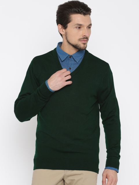 

Peter England Casuals Green Sweater