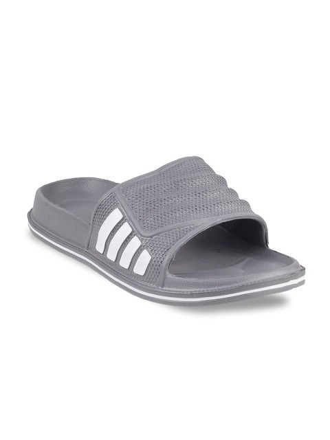 

WALKWAY Men Grey Sliders