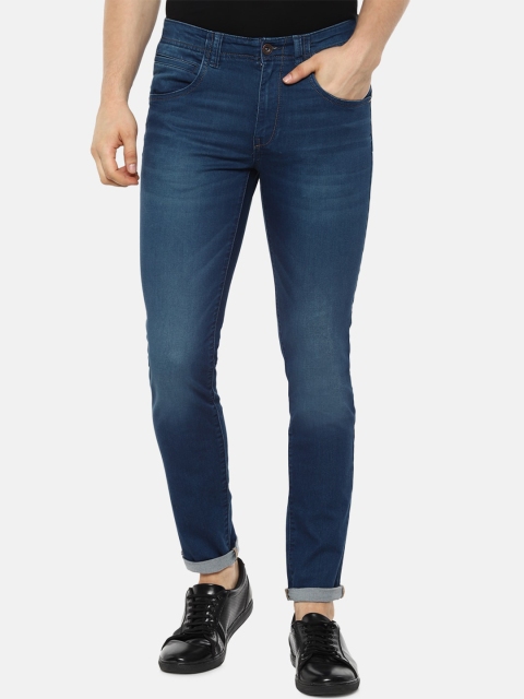 

VAN HEUSEN DENIM LABS Men Blue Skinny Fit Light Fade Stretchable Jeans