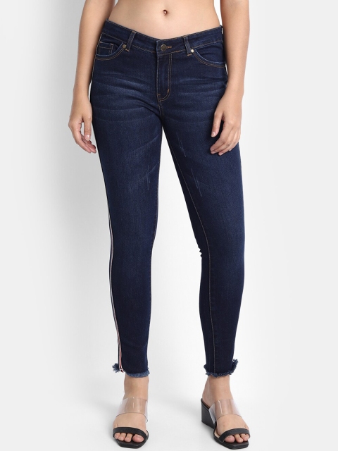 

BROADSTAR Women Blue Comfort Skinny Fit Light Fade Stretchable Jeans