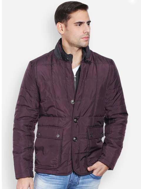

Peter England Casuals Burgundy Padded Jacket