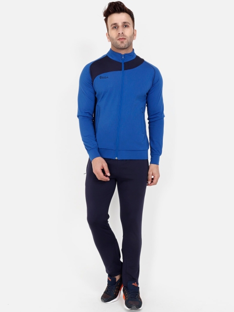 

VEGA Men Blue Solid Rapid Dry Anti Static Sports Track Suit