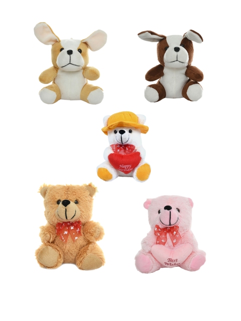 

DukieKooky Set Of 5 Soft Toys, Brown