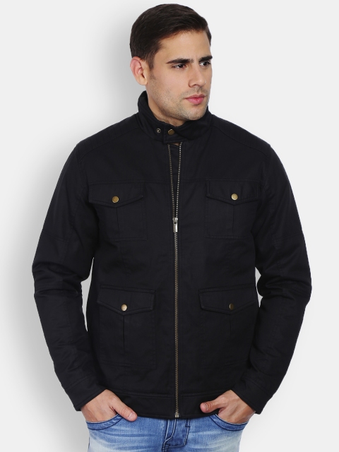 

Peter England Casuals Navy Blue Rider Jacket