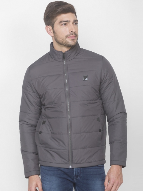 

SPYKAR Men Grey Padded Jacket