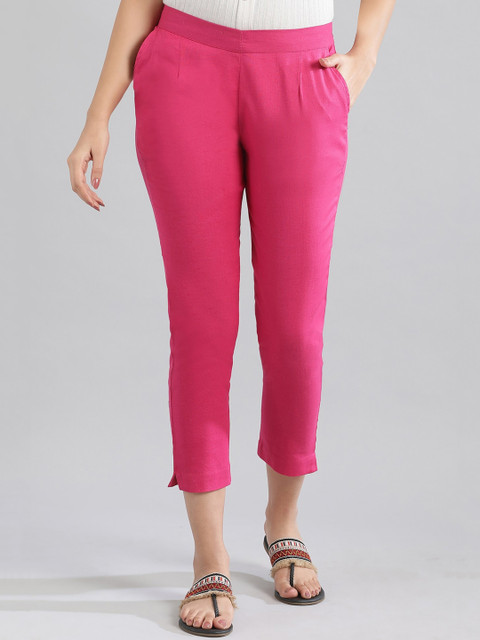 

AURELIA Women Pink Cigarette Trousers
