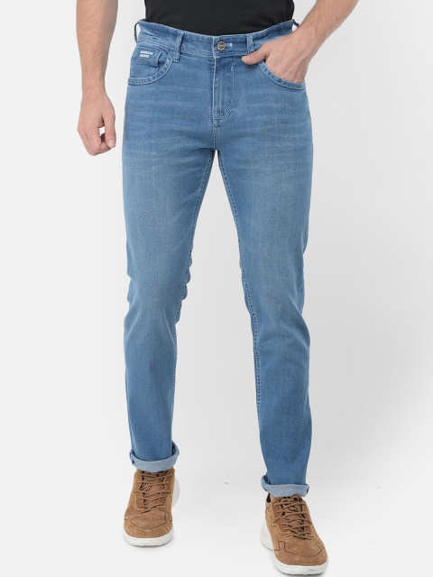 

American Archer Men Blue Smart Slim Fit Low-Rise Stretchable Jeans
