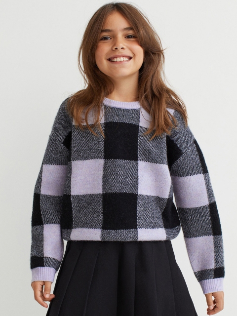 

H&M Girls Multi Oversized Knitted Jumper