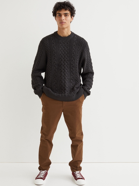 

H&M Men Brown Slim Fit Chinos