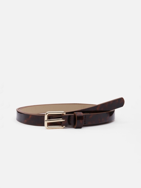 

Vero Moda Women Black Printed PU Belt