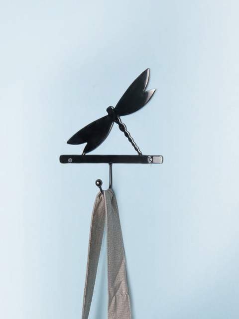 

ellementry Black Metal Butterfly Wall Hook