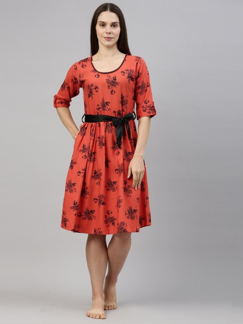 

GOLDSTROMS Red Printed Nightdress