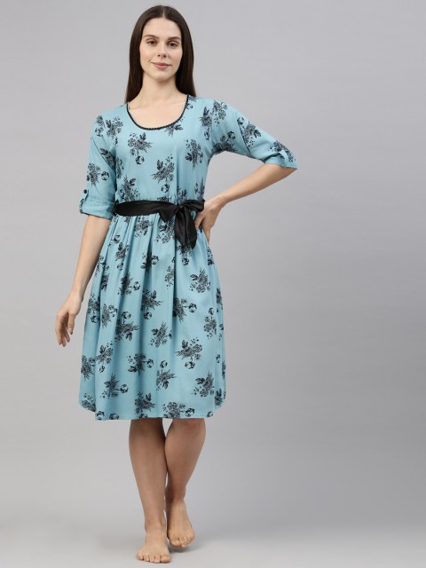 

GOLDSTROMS Blue Printed Nightdress