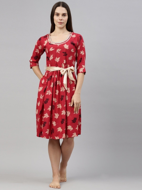 

GOLDSTROMS Red Printed Nightdress