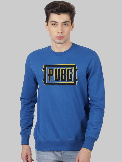 

Free Authority Men Blue PUBG Printed Sweatshirt