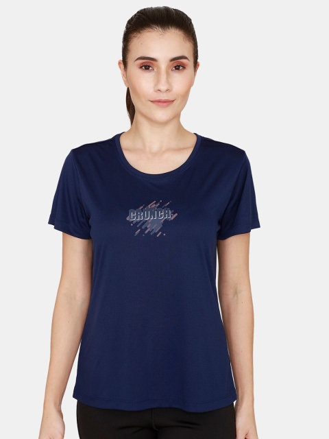 

Zelocity by Zivame Women Blue T-shirt