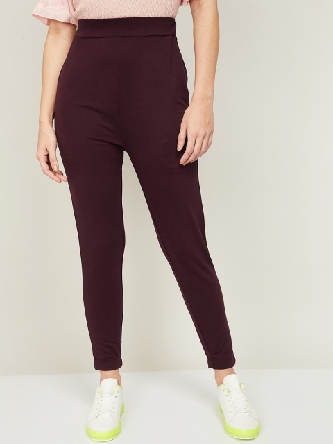 

Fame Forever by Lifestyle Women Maroon Trousers