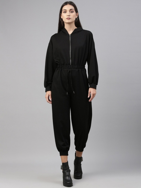 

Insua Women Black Solid Co-Ords