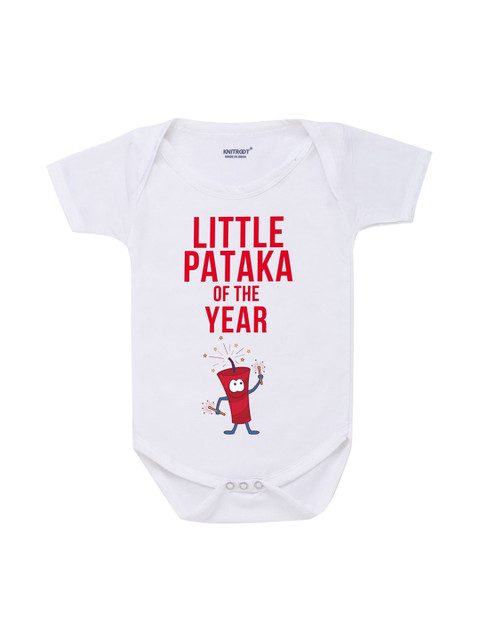 

KNITROOT White Little Pataka Romper