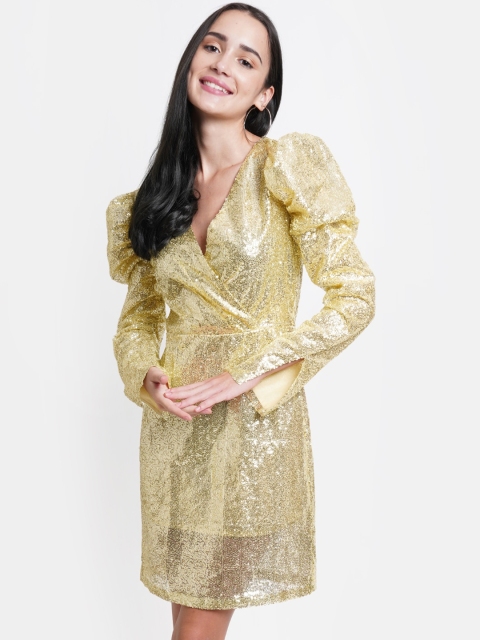 

DODO & MOA Gold-Toned Embellished Dress