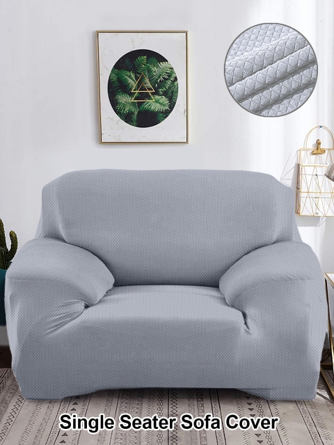 

Cortina Silver-Coloured Textured Sofa Covers