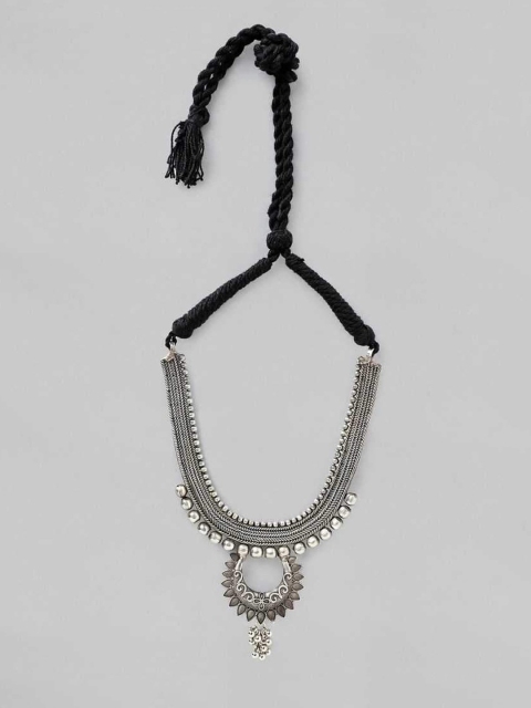 

Anouk Silver-Toned Silver-Plated Handcrafted Necklace
