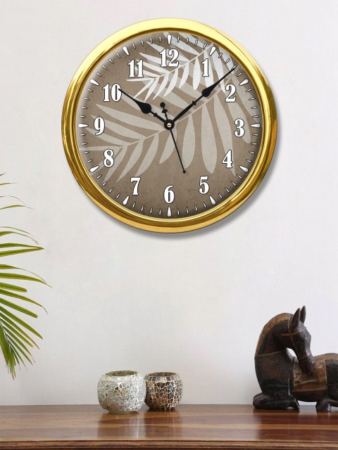 

999Store Grey & White Printed Contemporary Wall Clock